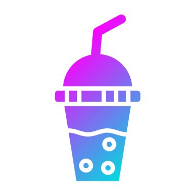 Meyve suyu Vektörü Simgesi Tasarımı Çizimi