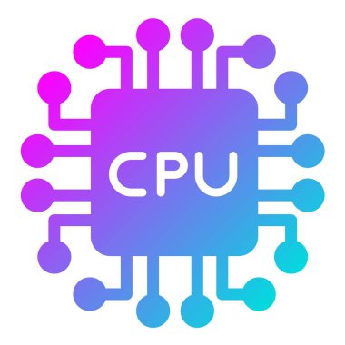 Cpu Vektör Simgesi Tasarım ResmiComment
