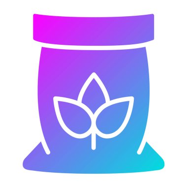 Gübre Vektörü Simgesi Tasarım İllüstrasyonu