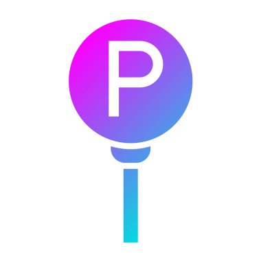 Park Vektörü Simgesi Tasarım İllüstrasyonu