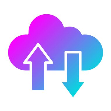 Veri Aktarım Vektörü Simgesi Tasarım ResmiComment