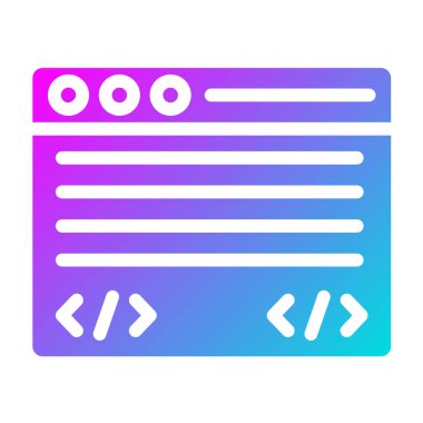 Komut satırı Vektör Simgesi Tasarım İllüstrasyonu