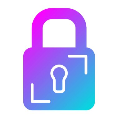 Padlock Vector Icon Design Illustration