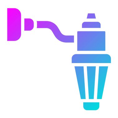 Lamba Vektörü Simgesi Tasarım İllüstrasyonu