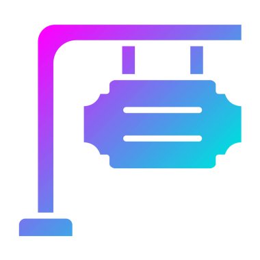 İmza Vektörü Simgesi Tasarım İllüstrasyonu