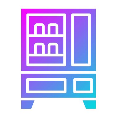 Satış Makinesi Vektör Simgesi Tasarım İllüstrasyonu