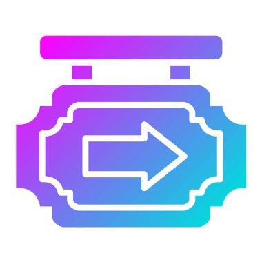 Bölüm imzası Vektör Simgesi Tasarım İllüstrasyonu