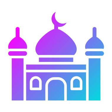 Cami Vektörü Simgesi Tasarım Çizimi