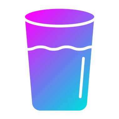 Cam Vektör Simgesi Tasarım İllüstrasyonu