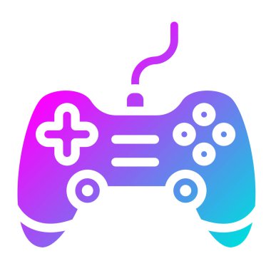 Oyun denetleyici Vektör Simgesi Tasarım İllüstrasyonu