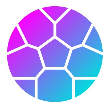 Futbol Vektörü Simgesi Tasarım İllüstrasyonu