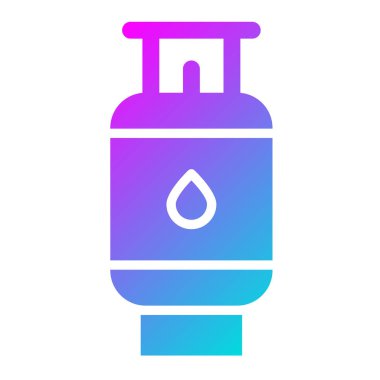 Kamp Gaz Vektörü Simgesi Tasarım İllüstrasyonu