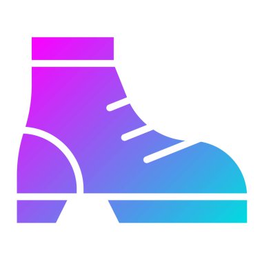 Çizme Vektörü Simgesi Tasarım Çizimi