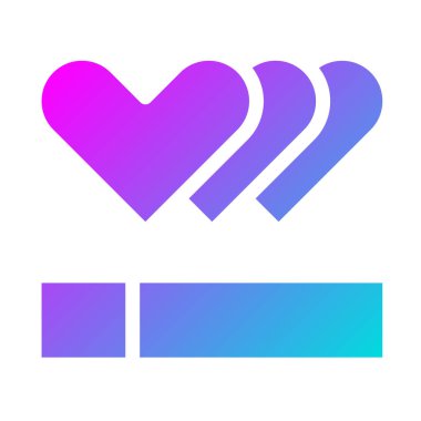 Yaşam Vektörü Simgesi Tasarım Çizimi