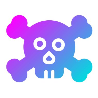 Kurukafa Vektörü Simgesi Tasarım İllüstrasyonu