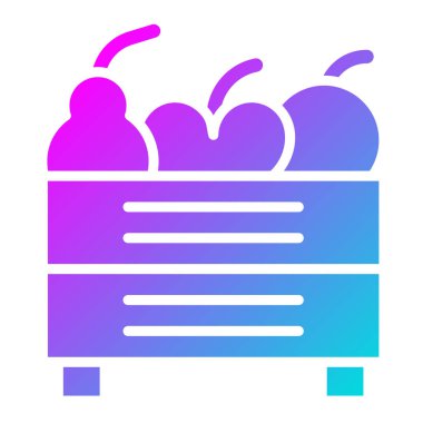 Meyve Vektörü Simgesi Tasarım İllüstrasyonu