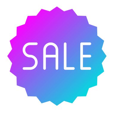 Satış Vektörü Simgesi Tasarım Çizimi