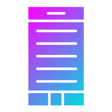 Telefon Vektörü Simgesi Tasarım İllüstrasyonu