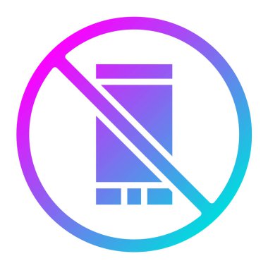 Telefon Vektörü Simgesi Tasarım İllüstrasyonu Yok