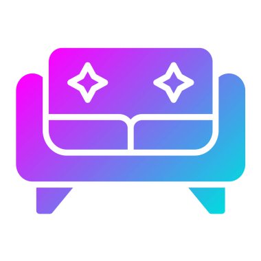 Koltuk Vektörü Simgesi Tasarım İllüstrasyonu