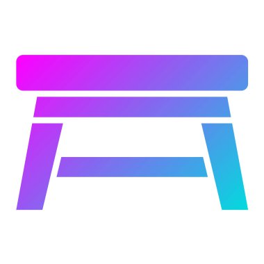 Tablo Vektörü Simgesi Tasarım İllüstrasyonu