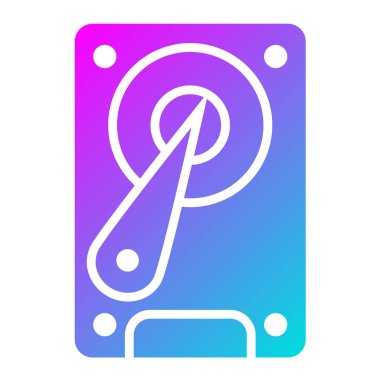 Hard Disk Vektör Simgesi Tasarım ResmiComment