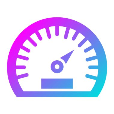 Hız göstergesi Vektör Simgesi Tasarım İllüstrasyonu