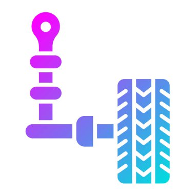 Otomatik Askıya Alma Vektörü Simgesi Tasarım İllüstrasyonu