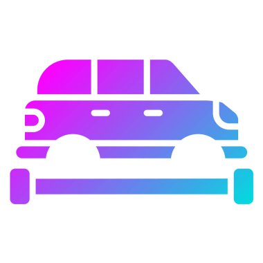 Chassis Vektör Simgesi Tasarım İllüstrasyonu