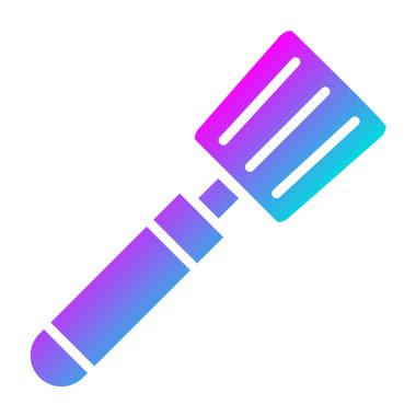 Spatula Vektör Simgesi Tasarım İllüstrasyonu