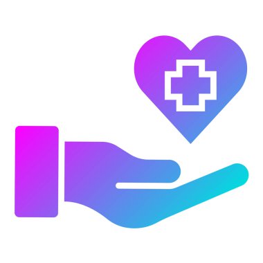 Sağlık Vektörü Simgesi Tasarım İllüstrasyonu