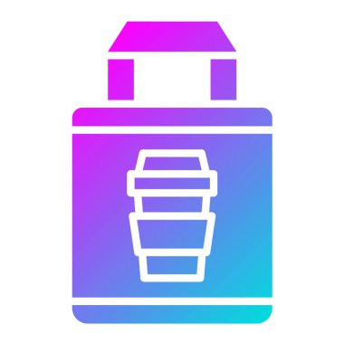 Uzaktaki Vektör Simgesini Al Tasarım İllüstrasyonu