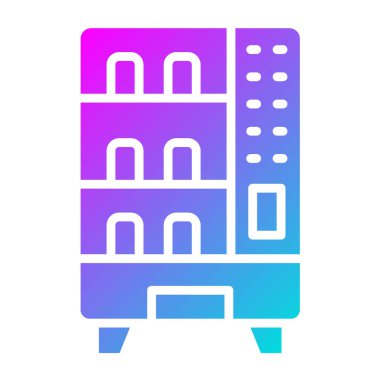 Satış Makinesi Vektör Simgesi Tasarım İllüstrasyonu