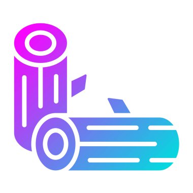 Tahta Vektör Simgesi Tasarım Çizimi