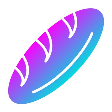 Ekmek Vektörü Simgesi Tasarım İllüstrasyonu