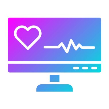 Masaüstü Vektör Simgesi Tasarım İllüstrasyonu