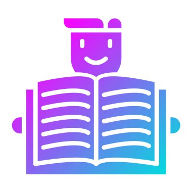 Çalışma Vektörü Simgesi Tasarım İllüstrasyonu