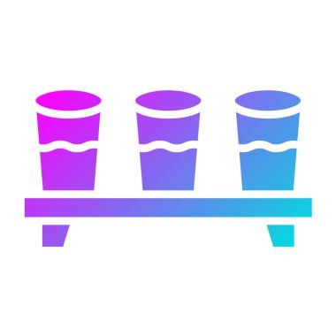 Atış Vektörü Simgesi Tasarım Çizimi