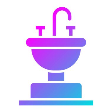 Batık Vektörü Simgesi Tasarım Çizimi