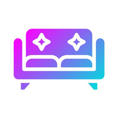 Koltuk Vektörü Simgesi Tasarım İllüstrasyonu