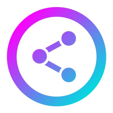 Bağlantı Vektörü Simgesi Tasarım İllüstrasyonunu Paylaş