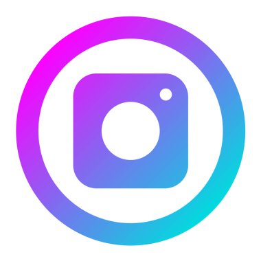Instagram Vektör Simgesi Tasarım İllüstrasyonu