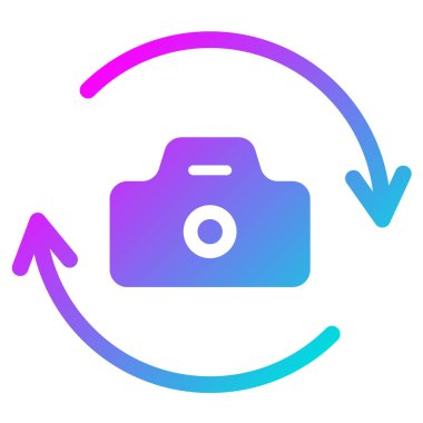 Kamera Vektörü Simgesi Tasarım Resmini Değiştir