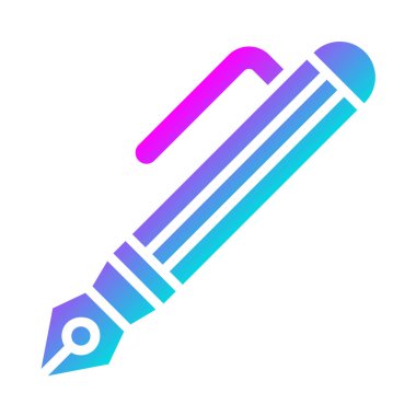 Kalem Vektörü Simgesi Tasarım İllüstrasyonu