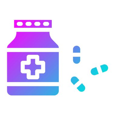 Uyku Hapları Vektör Simgesi Tasarım İllüstrasyonu