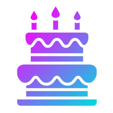 Pasta Vektörü Simgesi Tasarımı Çizimi