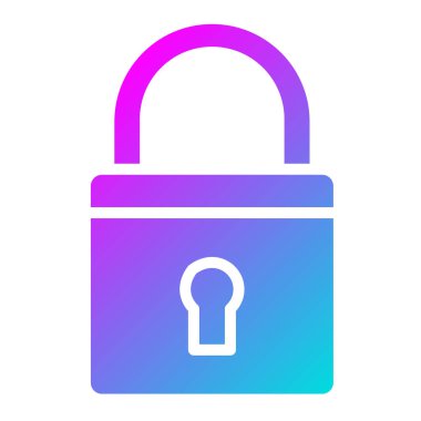 Padlock Vector Icon Design Illustration
