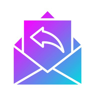 Vektör Simgesi Tasarım Resmine Yanıtla