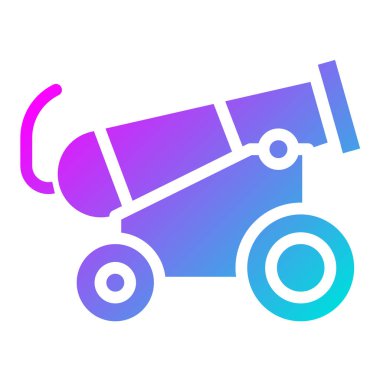 Cannon Vektör Simgesi Tasarım İllüstrasyonu