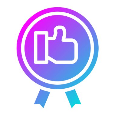 En İyi Çalışma Vektörü Simgesi Tasarım İllüstrasyonu